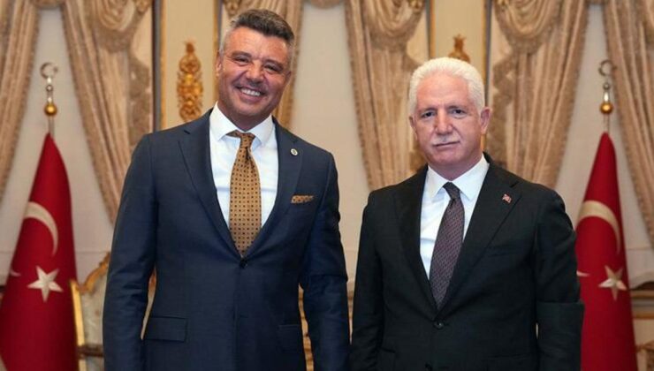 Fenerbahçe Başkanı Saran, İstanbul Valisi Davut Gül’ü ziyaret etti
