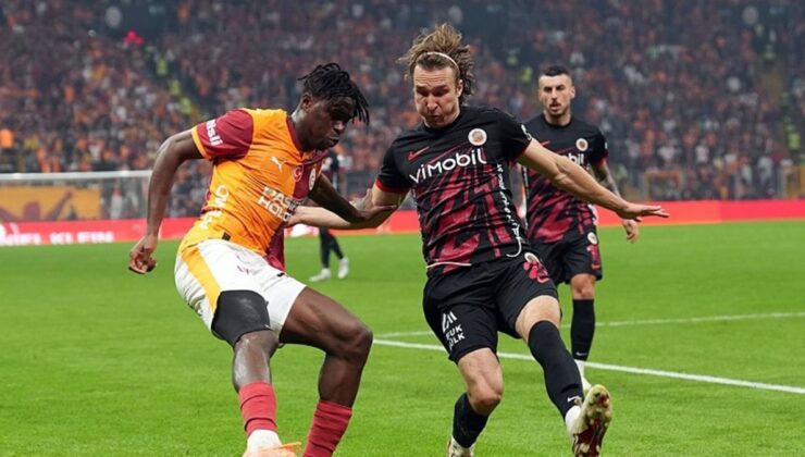 Galatasaray Gençlerbirliği karşısında 2. yarıda geri döndü!
