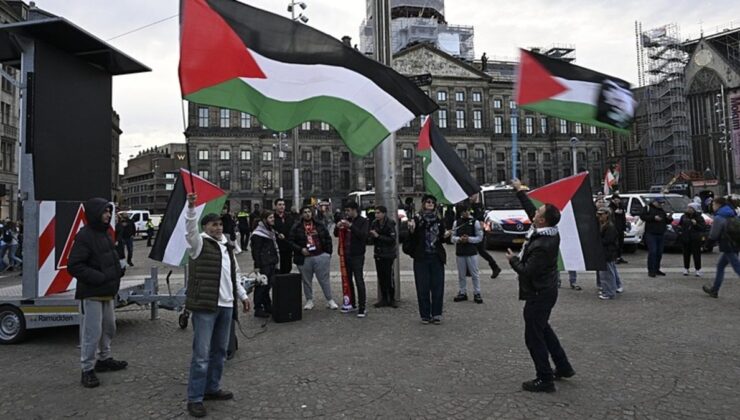 Galatasaraylı taraftarlardan Filistin’e destek!
