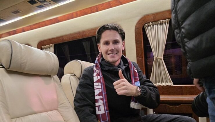 Trabzonspor’un yeni transferi Mathias Lovik şehre ayak bastı!