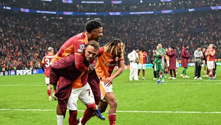 Galatasaray koridorlarında tarihi sevinç! İşte Juventus galibiyeti sonrası o anlar