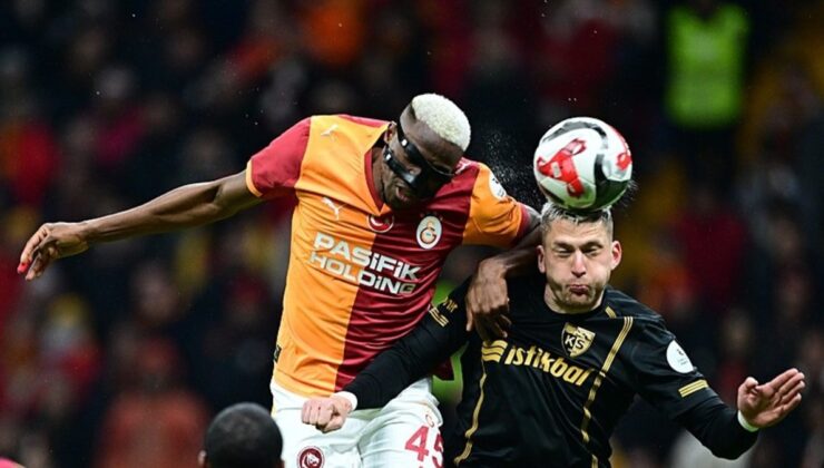 Galatasaray-Zecorner Kayserispor maçında gol ofsayta takıldı! İşte o pozisyon