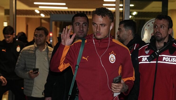 Galatasaray’a Rize’de coşkulu karşılama
