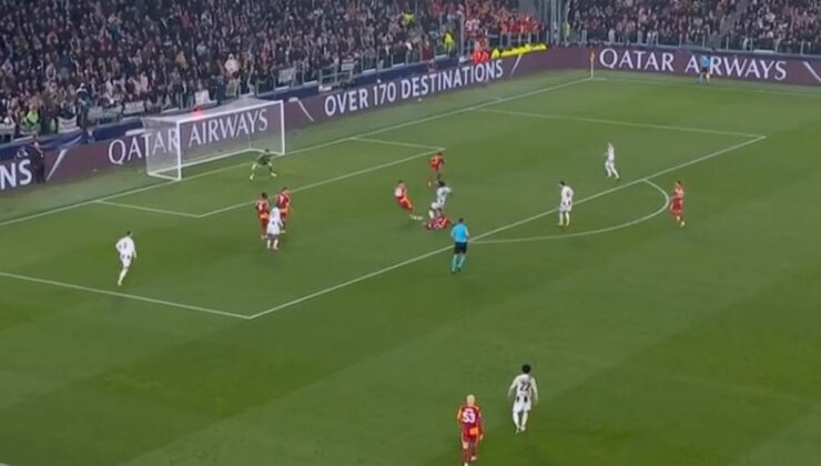 Juventus – Galatasaray maçında penaltı kararı! İşte o pozisyon