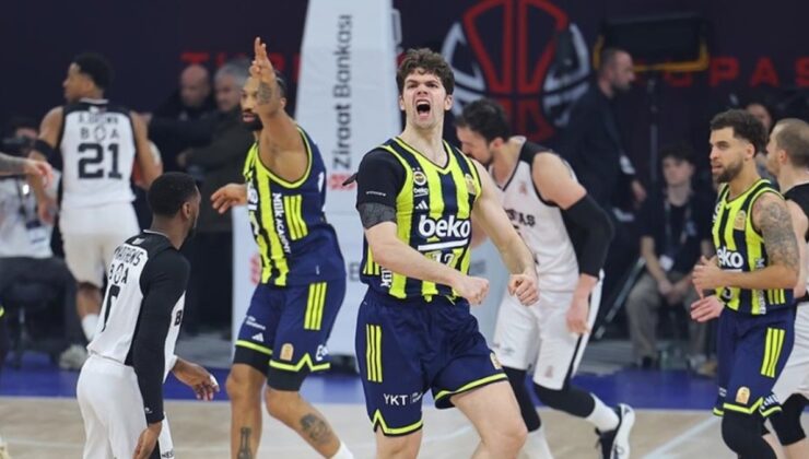 Kupadaki dev derbide şampiyon Fenerbahçe Beko oldu!