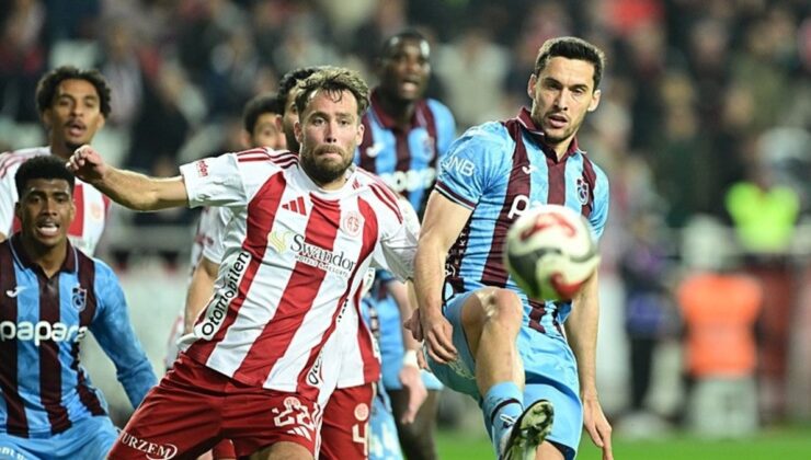 Trabzonspor Hesap.com Antalyaspor ile berabere kaldı: İşte maçın özeti