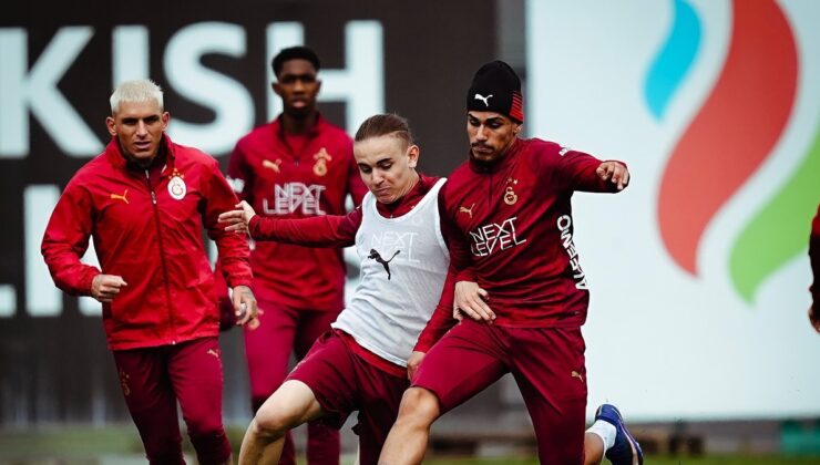 Galatasaray, Trabzonspor maçının hazırlıklarını sürdürdü