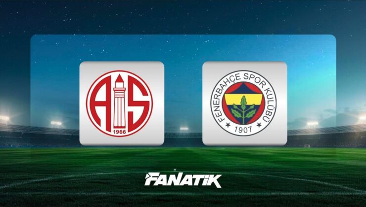 CANLI |Antalyaspor-Fenerbahçe maçı ne zaman, hangi kanalda, saat kaçta? (Muhtemel 11’ler)