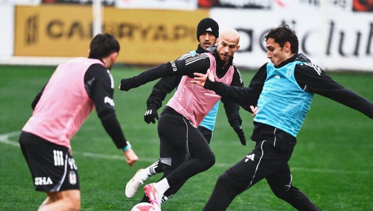 Beşiktaş, Fenerbahçe maçı hazırlıklarını sürdürdü!