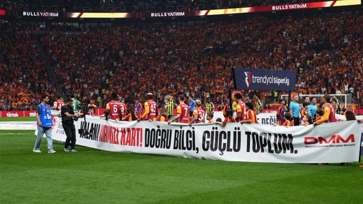 Dev derbide ‘Dezenformasyona kırmızı kart’ mesajı