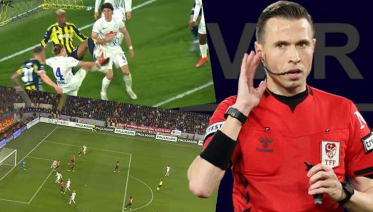 Fenerbahçe – Rizespor maçının VAR kayıtları açıklandı! Dikkat çeken detay