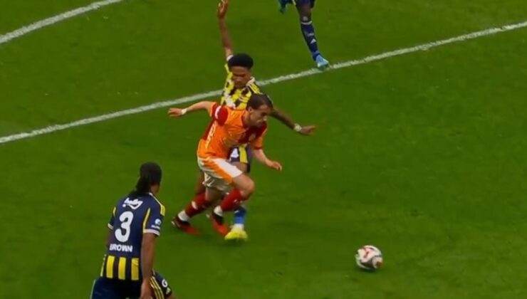 Galatasaray-Fenerbahçe derbisinde 2. penaltı kararı!