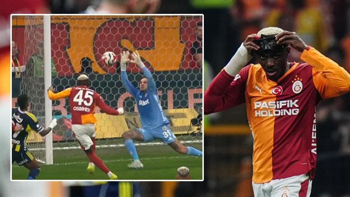 Galatasaray – Fenerbahçe derbisinde Osimhen’den ilginç gol! Perdeyi açtı