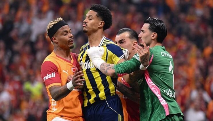 Galatasaray-Fenerbahçe derbisinin başında tansiyon yükseldi!