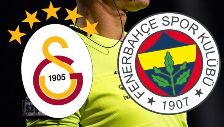 Galatasaray – Fenerbahçe derbisinin hakemi belli oldu