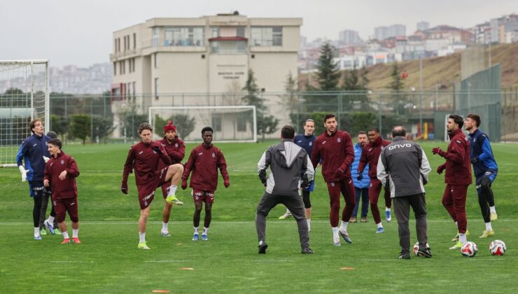 Trabzonspor’da Galatasaray maçı hazırlıkları başladı
